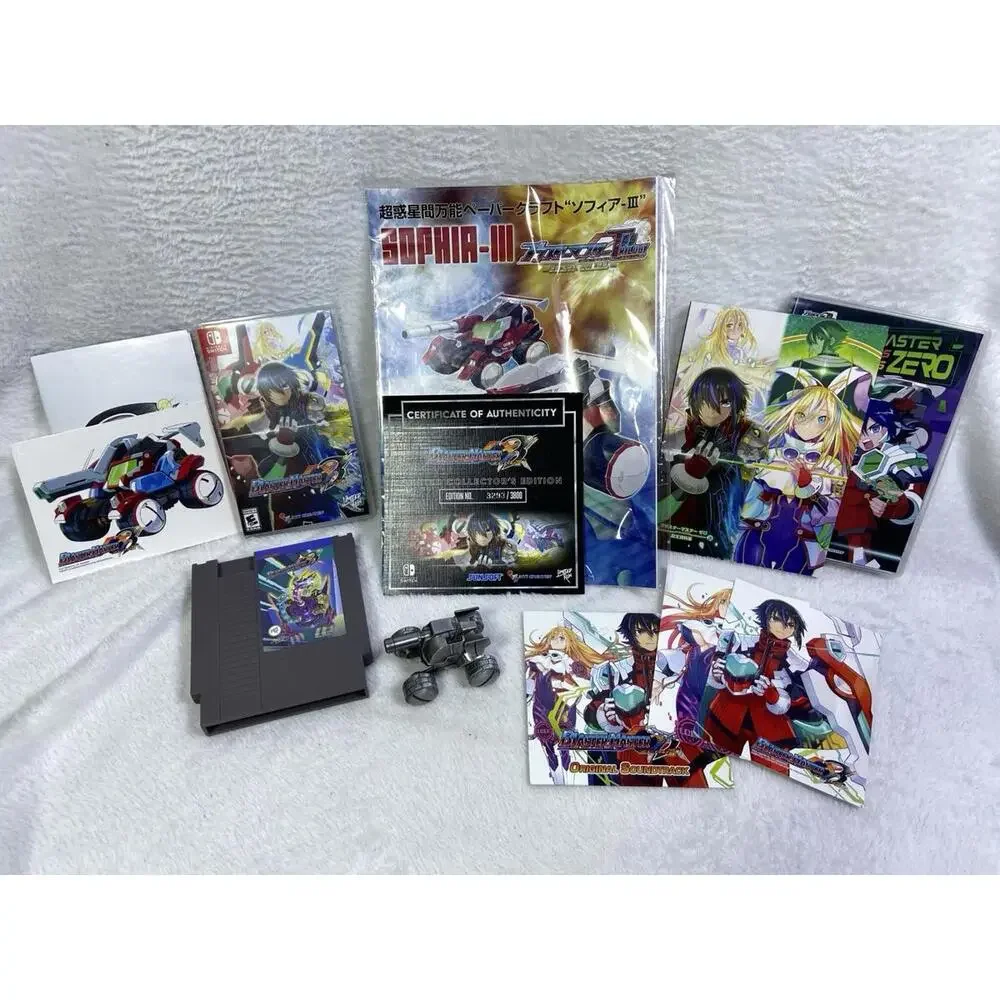 SWITCH LIMITED RUN #109: BLASTER MASTER ZERO 3 COLLECTOR'S EDITION EXTRAS NO BOX